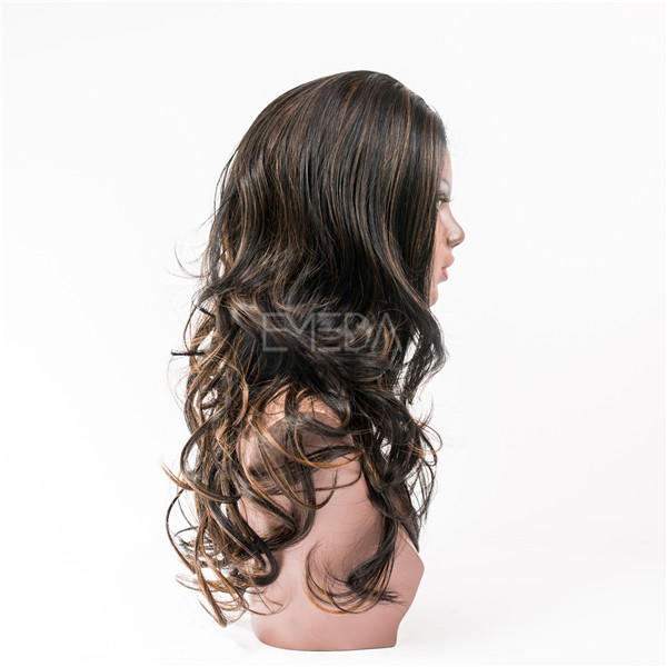 Virgin brazilian human hair lace front wigs YJ94